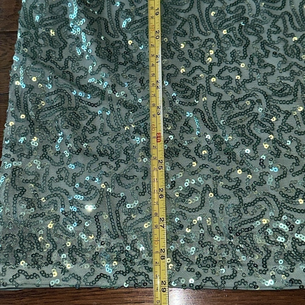 NWT H&M green sequin party dress size XS - Picture 8 of 10